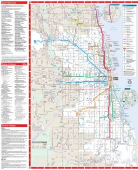 Chicago Bus And Train Map