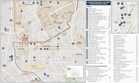 Dallas hotels and tourist attractions map