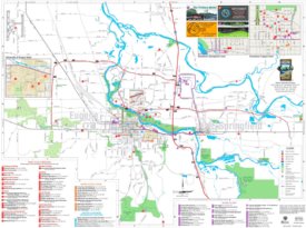 Eugene-Springfield tourist map