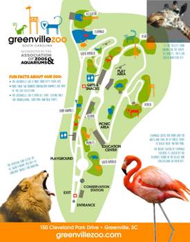 Greenville Zoo Map