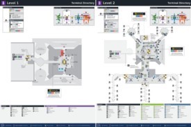 Houston airport terminal B map