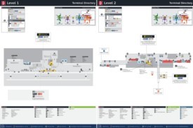 Houston airport terminal D map