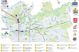 Houston free parking map