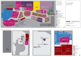 Las Vegas Palms hotel map