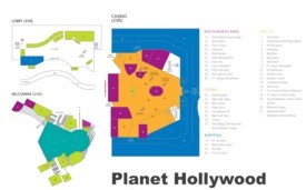 Las Vegas Planet Hollywood hotel map