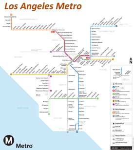 Los Angeles Metro Map