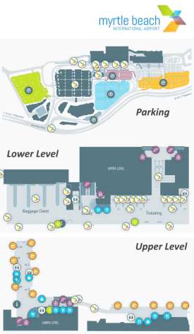 Myrtle Beach International Airport Map