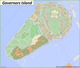 Governors Island Map