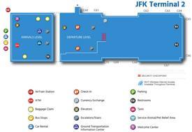 JFK Airport Terminal 2 Map