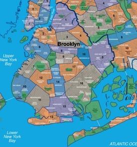 Map of Brooklyn neighborhoods