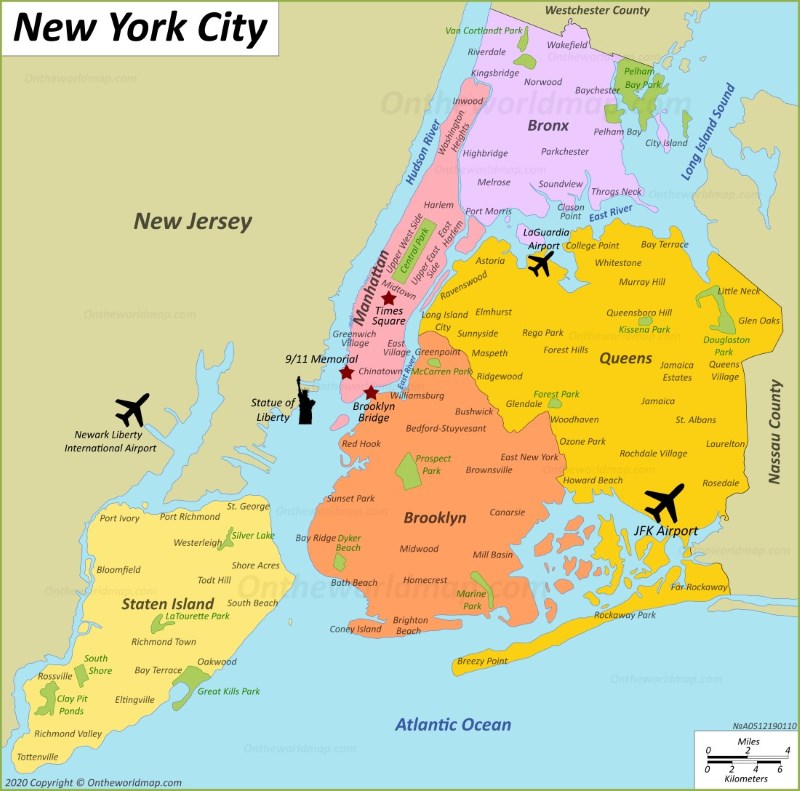 Map of New York City