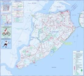 Staten Island bike map