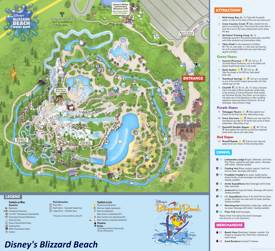 Disney's Blizzard Beach Map