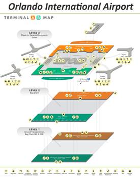 Orlando Airport Terminal A Map