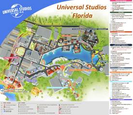 Universal Studios Florida Map