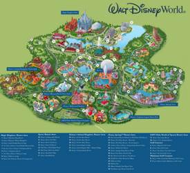 Walt Disney World Map