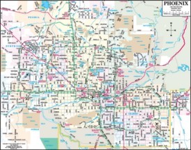 Phoenix area map