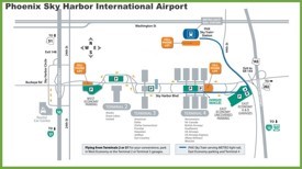 Phoenix Sky Harbor International Airport map