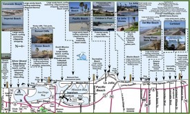 San Diego Beach Map