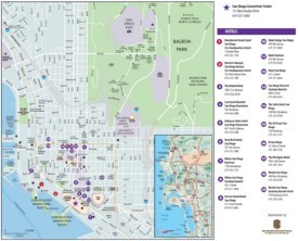 San Diego Hotel Map