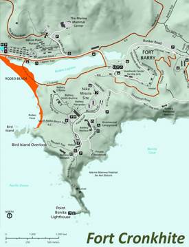 Fort Cronkhite Map