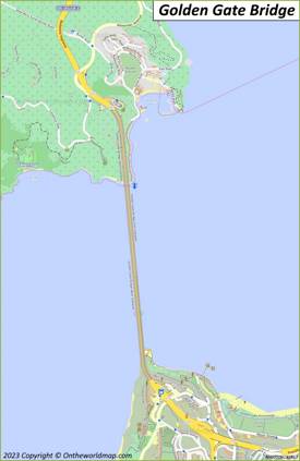 Golden Gate Bridge Map