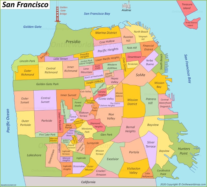 Map of San Francisco