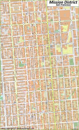 Mission District Map