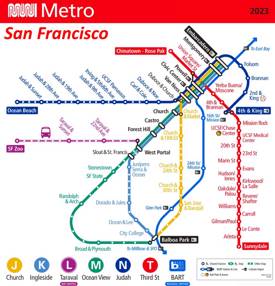 Muni Metro Map