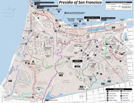 Presidio of San Francisco Map