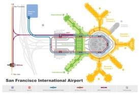 San Francisco Airport Map