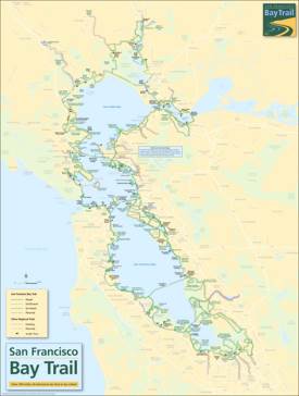 San Francisco Bay Trail Map