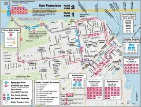 San Francisco Bus Map