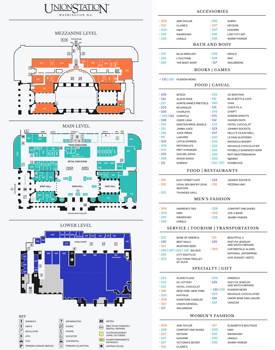 Washington Union Station Map