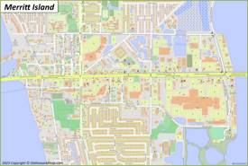 Merritt Island Map