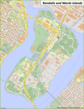 Randalls and Wards Islands Maps