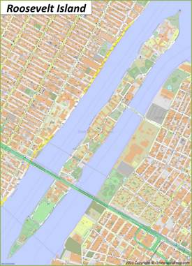 Roosevelt Island Maps