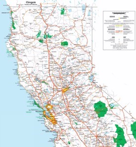 Map of Northern California