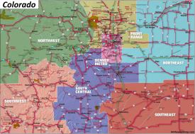 Colorado Regions Map