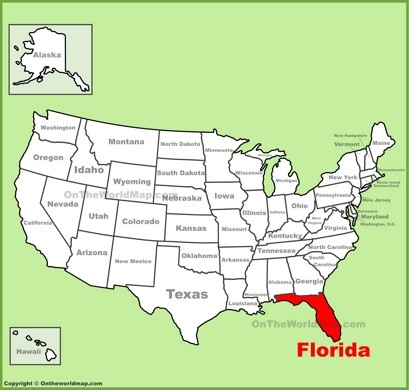 Florida Location Map