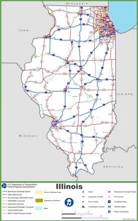 Illinois road map