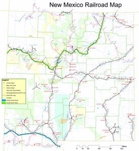 New Mexico railroad map