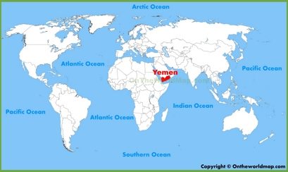 Yemen Location Map