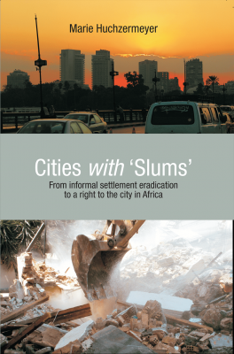 Cover images showing a built cityscape and bulldozing equipment.