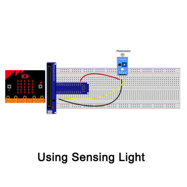 Micro bit Lesson — Reading a Photoresistor