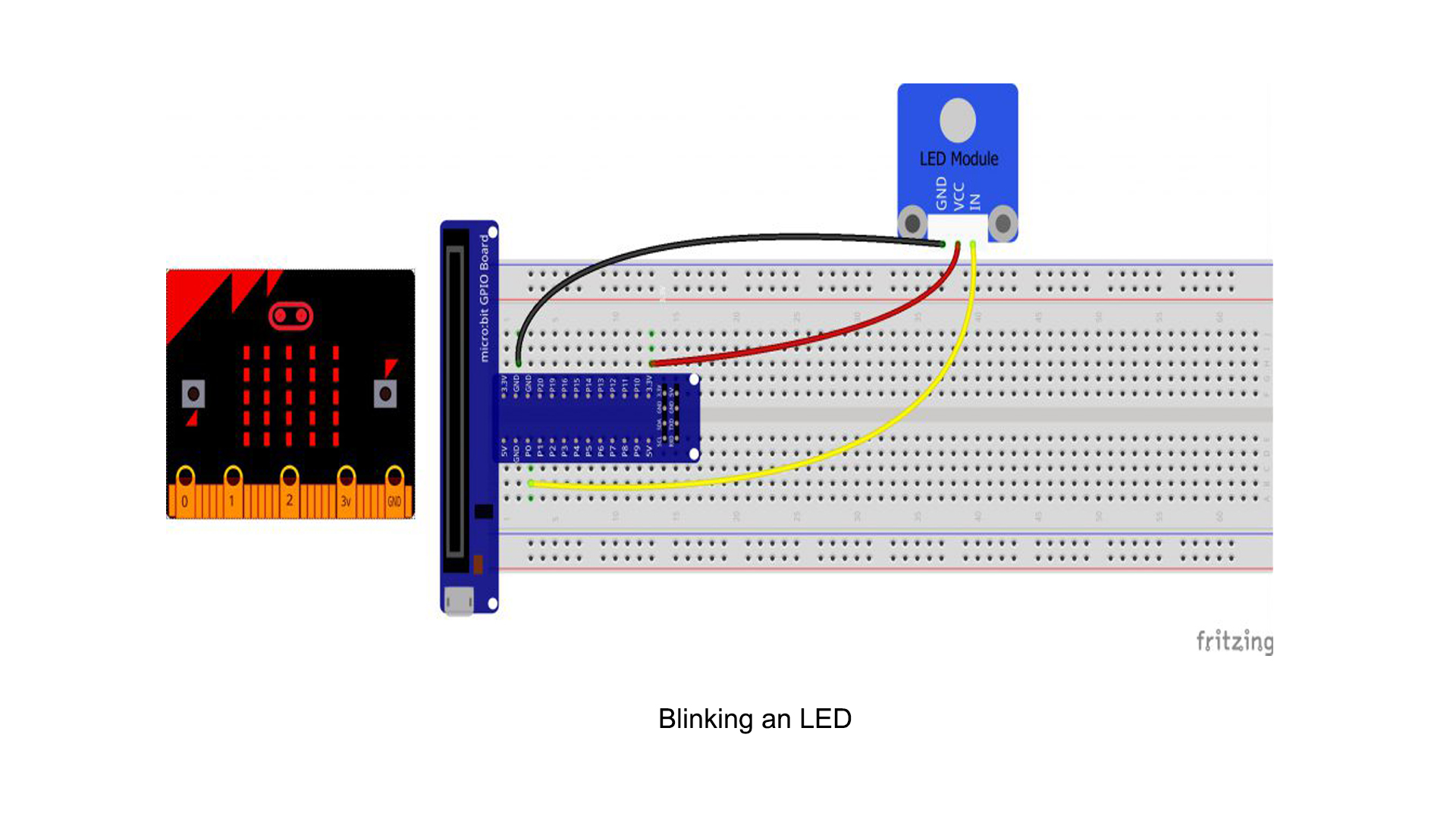 Micro bit Lesson — Blinking an LED