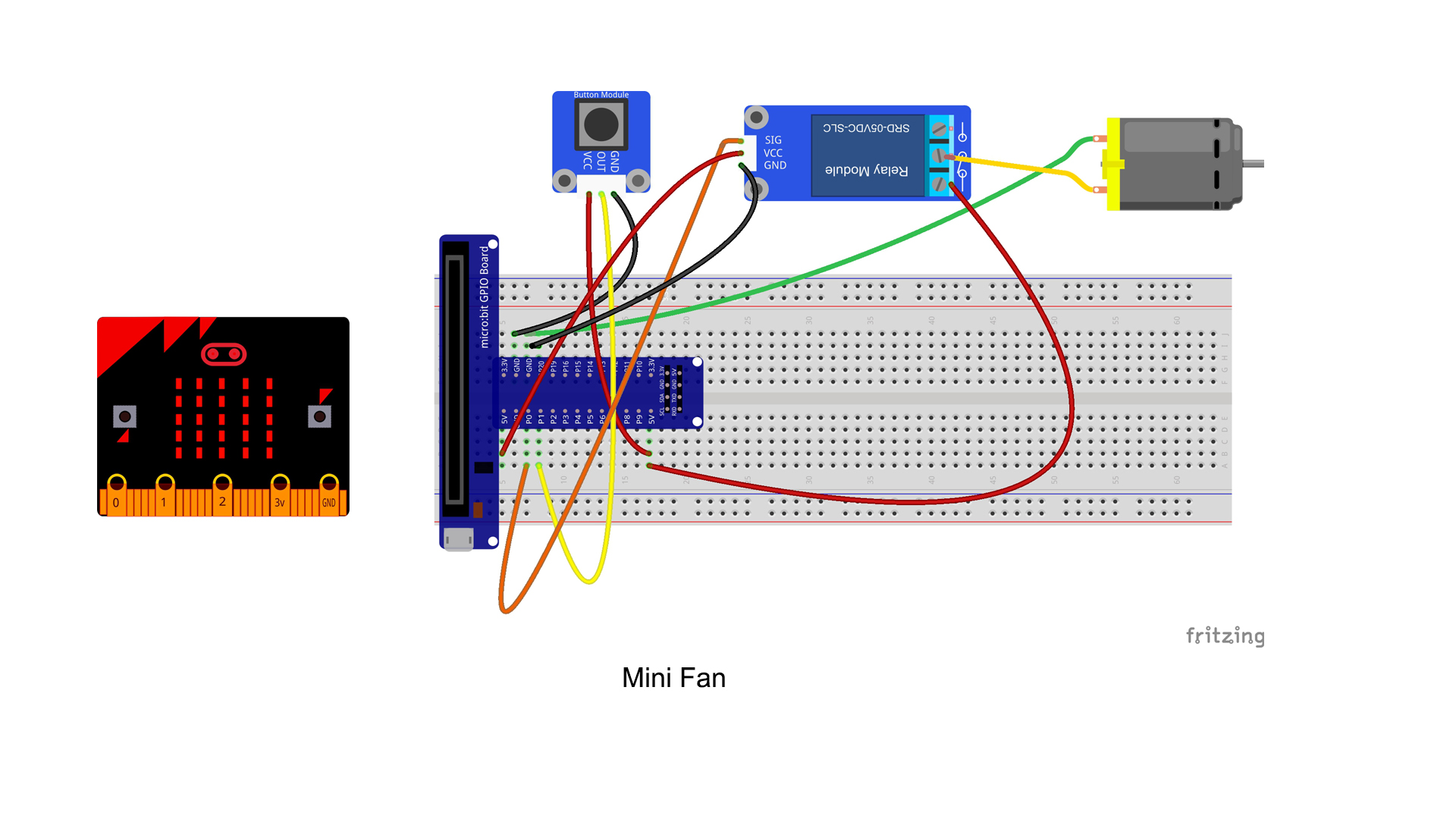 Micro bit Lesson — Mini Fan