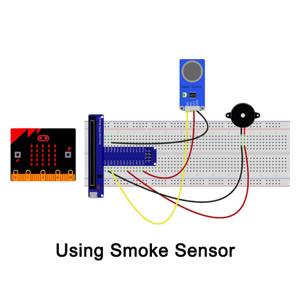 Micro bit Lesson — Using the Smoke Sensor