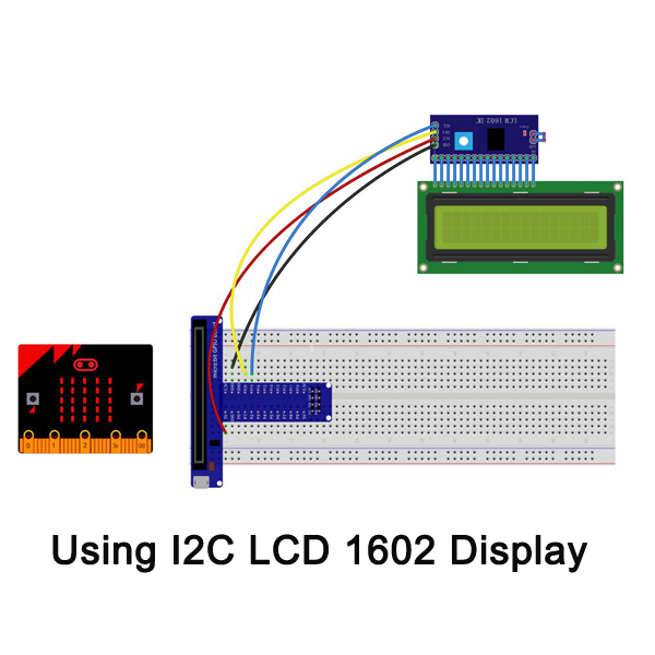 Micro bit Lesson — Using the I2C LCD 1602 Display