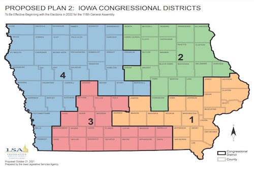 Iowa Legislature Approves New Congressional, Legislative Maps | News ...